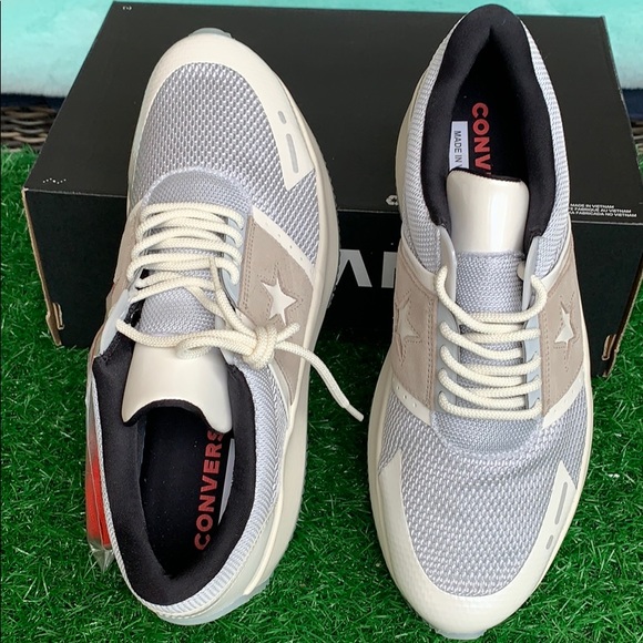 CONVERSE RUN STAR OX PURE PLATINUM/VINTAGE WHITE M - Picture 7 of 16